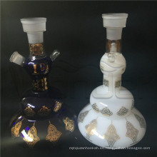 Elegante Glass Shisha Hookahs para la muestra